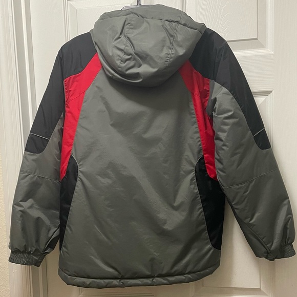 Columbia Youth Black and Red Sportswear Winter Jacket Size 14/16 Kids - Picture 2 of 7